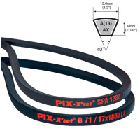 Klassischer Keilriemen / A-Profil / A23-13x585 Li...